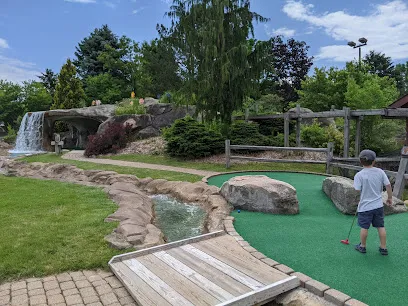 Kensington Mills Falls mini golf course in Milford, Michigan