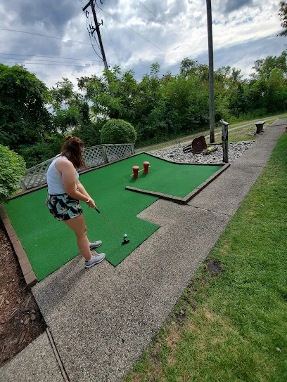 Putters Creek Bogey's Amusements mini golf course in North Muskegon, Michigan