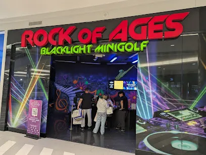 Rock Of Ages Blacklight Minigolf mini golf course in Bloomington, Minnesota