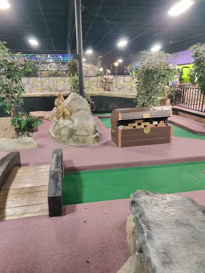 Grand Slam Family Fun Center mini golf course in Coon Rapids, Minnesota