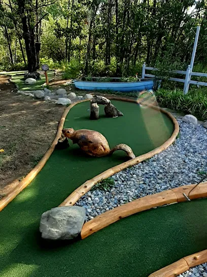 The Woodpile Up North Eatery and Mini Golf mini golf course in Longville, Minnesota