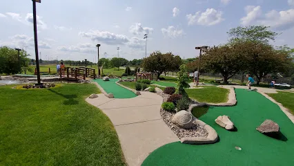 Dinosaur Dred Scott Miniature golf mini golf course in Minneapolis, Minnesota
