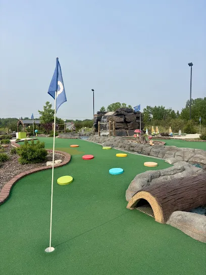 Greens on Foreteenth mini golf course in Virginia, Minnesota
