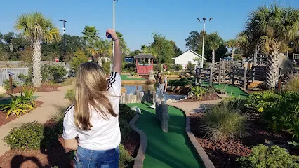 Lava Links Golf Club mini golf course in D'Iberville, Mississippi