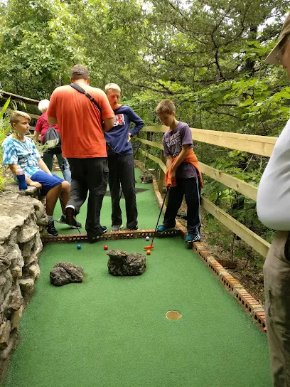 Talking Rocks Cavern mini golf course in Branson West, Missouri