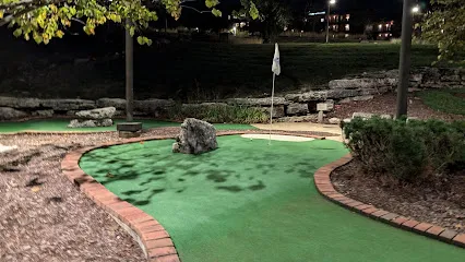 Mini-Golf at Bluegreen Vacations Cliffs at Long Creek mini golf course in Ridgedale, Missouri