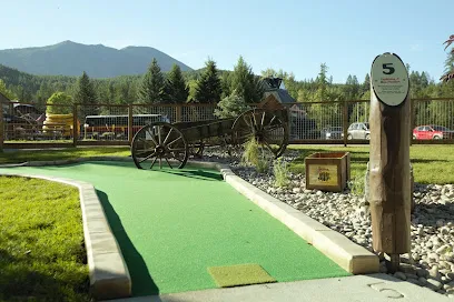 Golfing to the Sun Mini Golf mini golf course in West Glacier, Montana