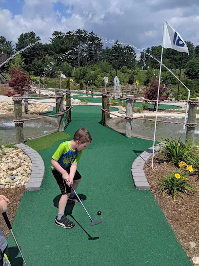 Chuckster's mini golf course in Hooksett, New Hampshire