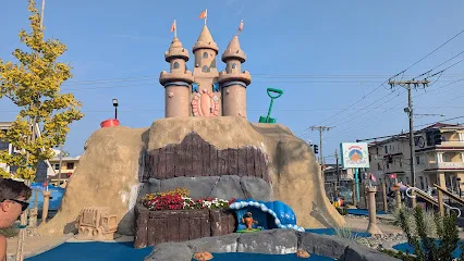 Sandcastle Putt Club mini golf course in Ocean City, New Jersey