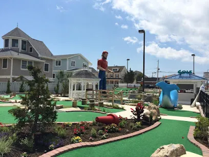 Barnacle Bill's Amusements mini golf course in Seaside Heights, New Jersey