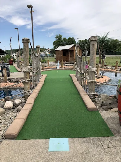 Shipwreck Amusements mini golf course in Cortland, New York
