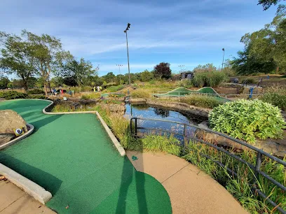 Mini Golf at Eisenhower Park mini golf course in East Meadow, New York
