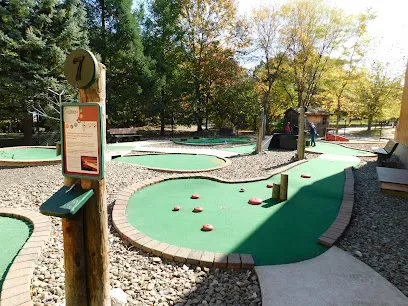 Sciencenter mini golf course in Ithaca, New York