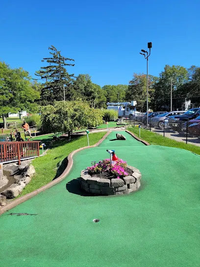 Minnehan’s Restaurant mini golf course in Lakeville, New York