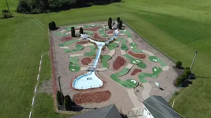 Clover Knoll Creamery mini golf course in Savona, New York