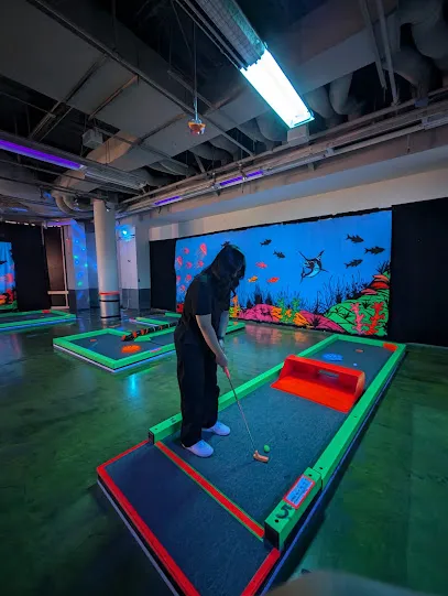 Opry Glowgolf LLC mini golf course in Syracuse, New York