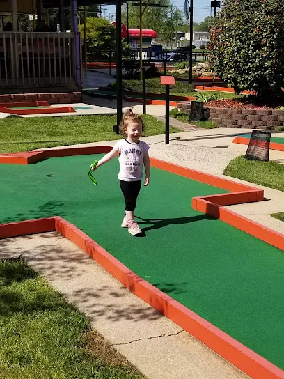 Putt-Putt Fun Center mini golf course in Burlington, North Carolina