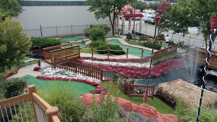 Pirate Black Light Golf mini golf course in Fayetteville, North Carolina
