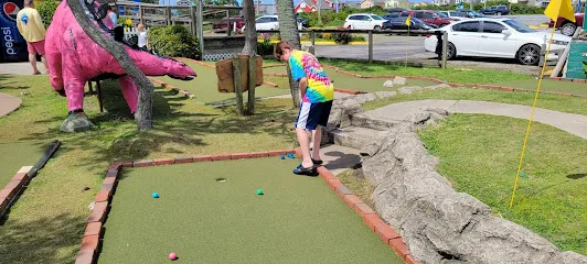 Jurassic Putt mini golf course in Nags Head, North Carolina