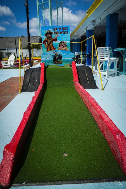 Pirates Turf mini golf course in Topsail Beach, North Carolina