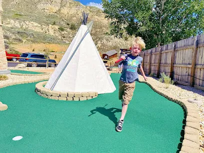 Point to Point Park mini golf course in Medora, North Dakota