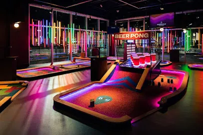 Puttshack Columbus mini golf course in Columbus, Ohio