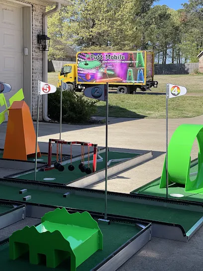Putt Putt Mobile mini golf course in Broken Bow, Oklahoma