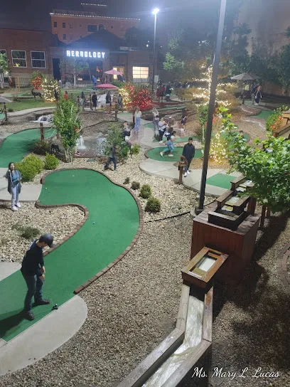 Brickopolis Family Entertainment Center mini golf course in Oklahoma City, Oklahoma