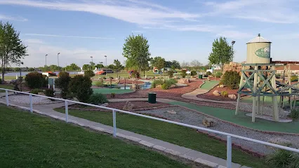 White Barn Estates mini golf course in Stillwater, Oklahoma