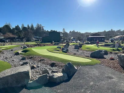 Treasure Bay Resort mini golf course in Waldport, Oregon