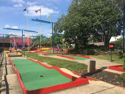 Putt-Putt Fun Center mini golf course in Clifton Heights, Pennsylvania