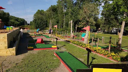 Mini Golf At Delaware Water Gap Pocono Mountain KOA mini golf course in East Stroudsburg, Pennsylvania