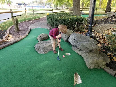 Water Golf On City Island mini golf course in Harrisburg, Pennsylvania
