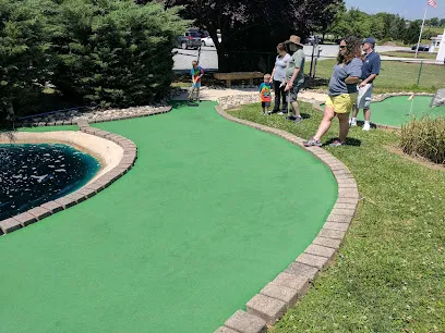 The Golf Zone Family Fun Center mini golf course in Honey Brook, Pennsylvania