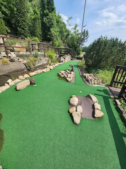 Frontier Falls mini golf course in Rochester, Pennsylvania