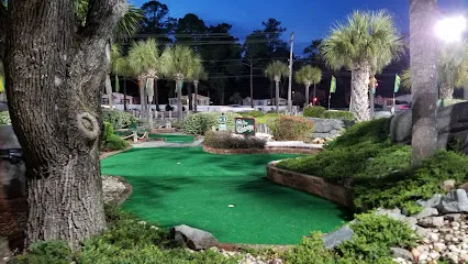 Gilligan's Island Funland mini golf course in Murrells Inlet, South Carolina