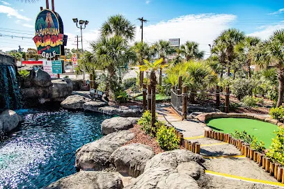 Hawaiian Rumble Golf & Batting Cages mini golf course in North Myrtle Beach, South Carolina