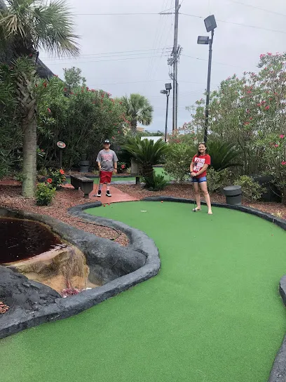 Molten Mountain mini golf course in North Myrtle Beach, South Carolina