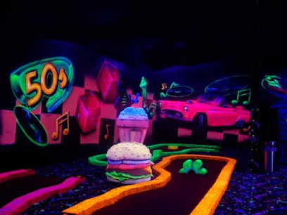 Putz n Glo Indoor Black Light Miniature Golf mini golf course in Rapid City, South Dakota