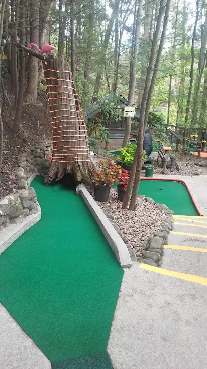 Hillbilly Golf mini golf course in Gatlinburg, Tennessee