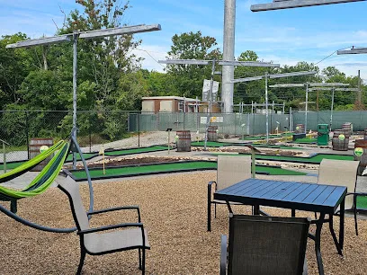Atomic City Brewing Company mini golf course in Oak Ridge, Tennessee