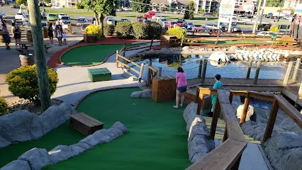 Professor Hacker’s Lost Treasure Golf mini golf course in Pigeon Forge, Tennessee