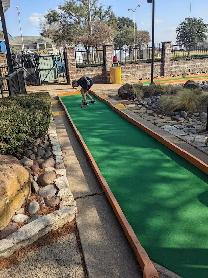 Putt-Putt Fun Center mini golf course in Arlington, Texas