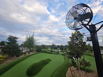 PopStroke mini golf course in Austin, Texas