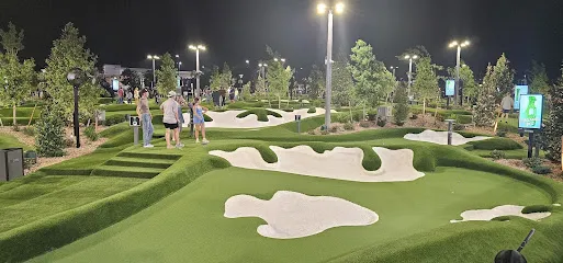 PopStroke mini golf course in Cedar Park, Texas