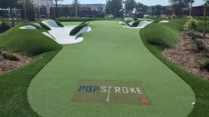 PopStroke mini golf course in College Station, Texas
