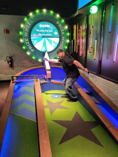 Puttshack - Addison mini golf course in Dallas, Texas