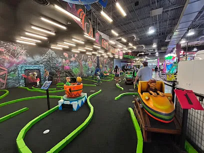 Tilt Studio mini golf course in Katy, Texas