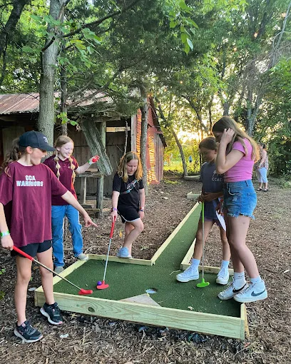 Wayback Barn mini golf course in McKinney, Texas
