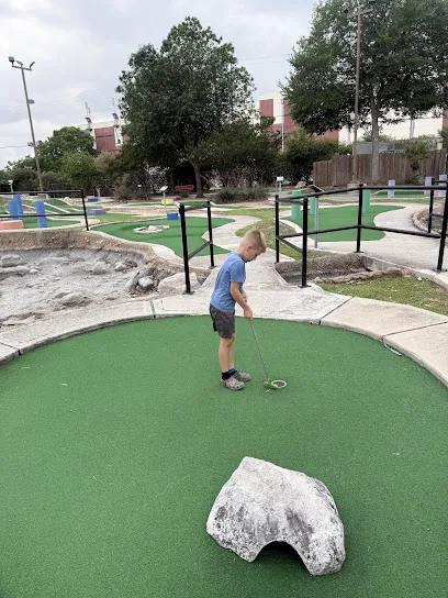 Ice & Golf Center At Northwoods mini golf course in San Antonio, Texas